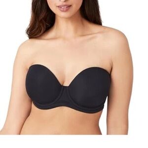Wacoal Women's  Red Carper  Convertible Traples Black  Bra Size US 36 H